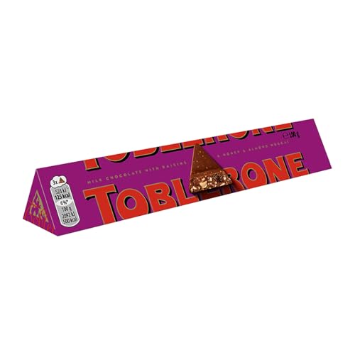 Toblerone Bar - Milk Chocolate Fruit & Nut 3.52oz